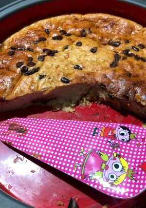 Une photo de Gâteau chocolat banane