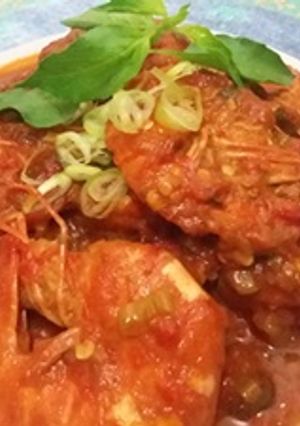Foto resep Resep Udang Saus Padang Enak Dan Praktis