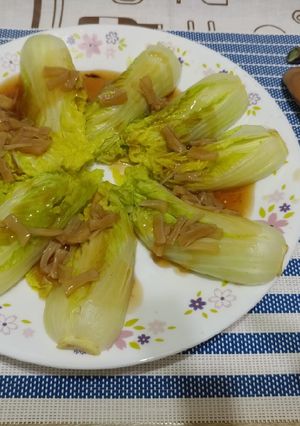 干貝娃娃菜 的食譜成品照片