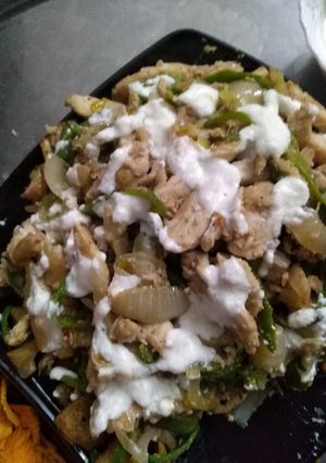 صورة لوصفة فتة الشورما
