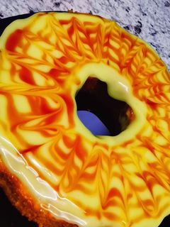صورة لوصفة كيك الكريم كراميل 🥧