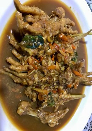 Foto resep Ceker ngondek kecap pedas