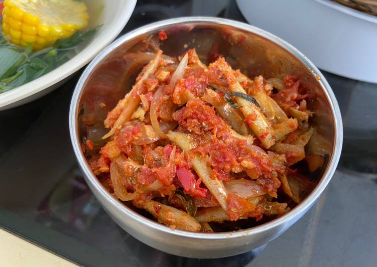 Bahan 3. Sambel Teri Balado | Resep Bumbu 3. Sambel Teri Balado Yang Bikin Ngiler