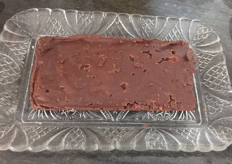 Turrón de chocolate crujiente 🍫