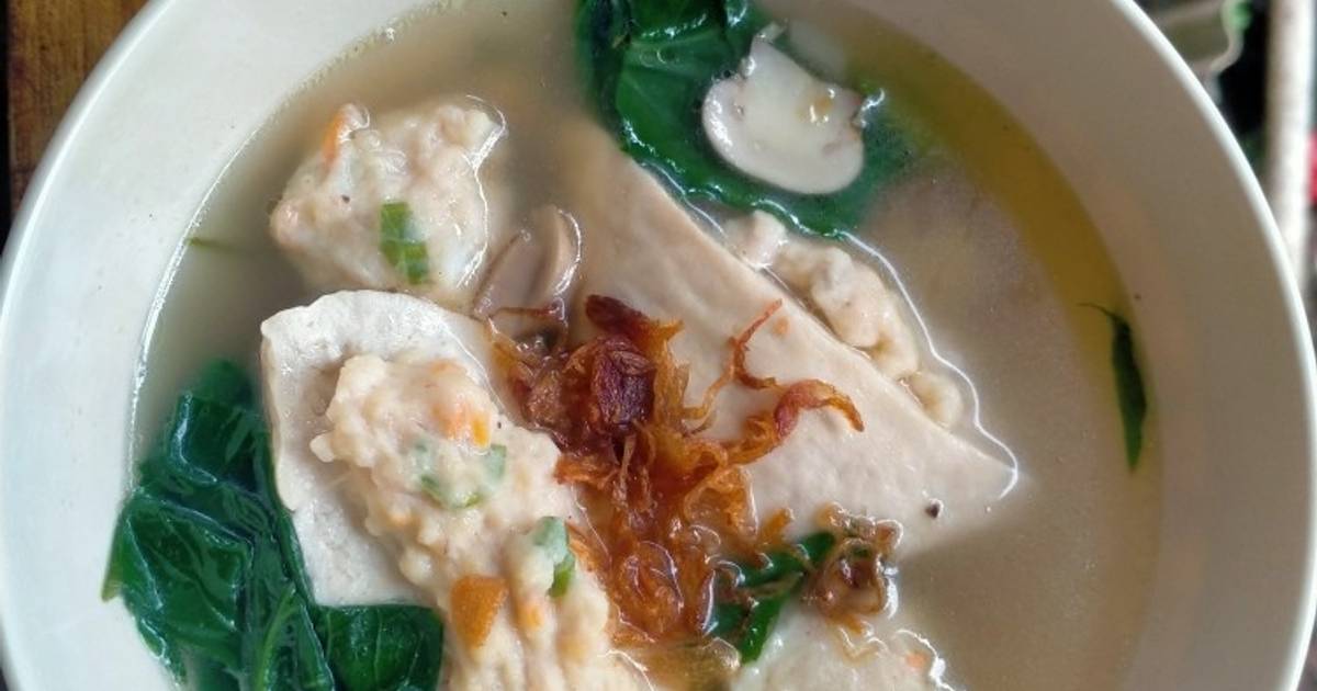 Resep Sup Tahu Bakso Ayam Udang Dan Jamur Seger Oleh Tasty Treat By Ayu