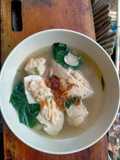 Sup Tahu Bakso Ayam Udang dan Jamur Seger