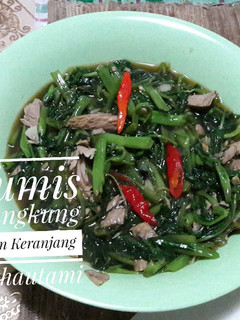 Foto resep Tumis Kangkung Ikan Keranjang Suwir