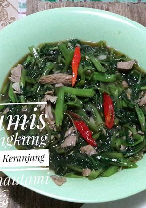 Foto resep Tumis Kangkung Ikan Keranjang Suwir