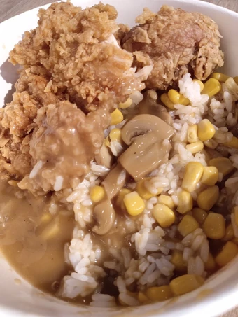 Simple Way Make Recipe Chicken and Corn Rice that is  Makes Drooling, Tasty}