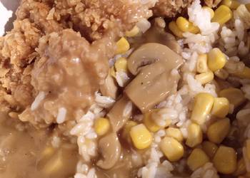 How to Make Appetizing Chicken and Corn Rice