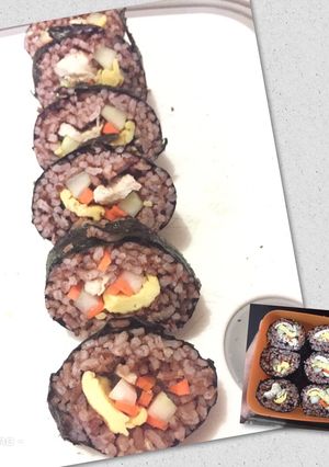 Foto resep Sushie diet nasi merah