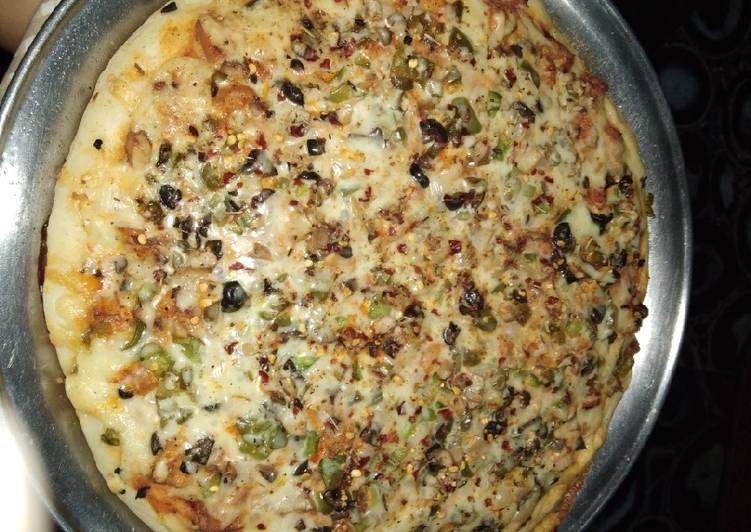 Step-by-Step Guide to Prepare Favorite Home made pizza.. without oven