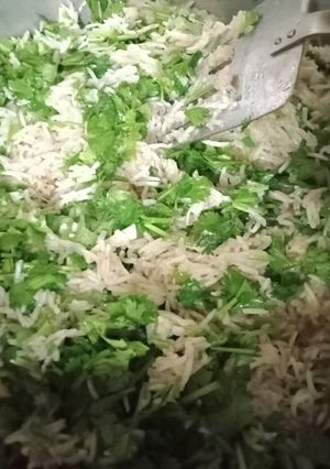 A picture of Green Rice.