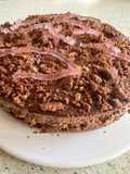 Tarta de lombrices de Halloween