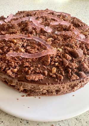 Una foto de Tarta de lombrices de Halloween