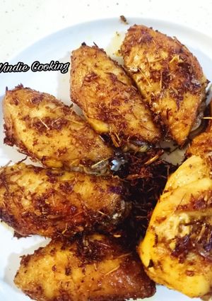 Hình của món Cánh Gà Chiên Sả Ớt với NCKD.