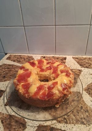 Una foto de Torta rosca de Pascua sin amasar