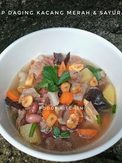 Foto resep Sop Daging Kacang Merah & Sayuran