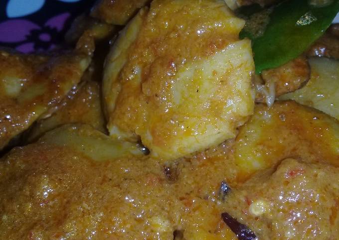 Rendang jengkol terasi