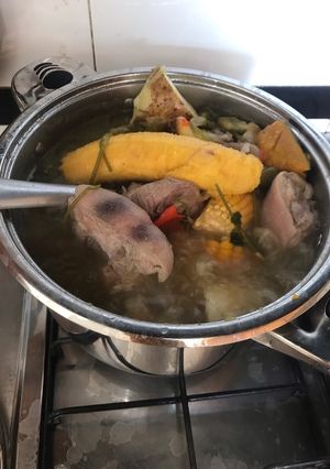 Una foto de Sancocho de carne de cerdo