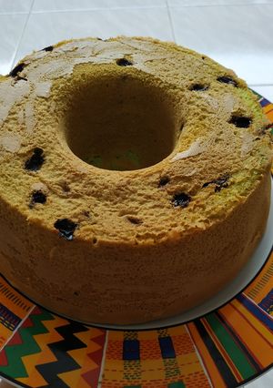 Foto resep Sponge cake kismis pandan