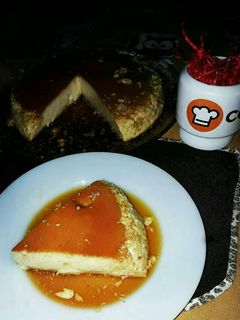 Una foto de Flan caserito y rápido