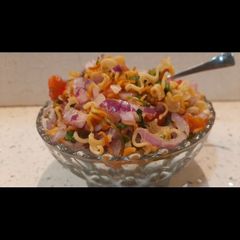 A picture of Maggi bhel.