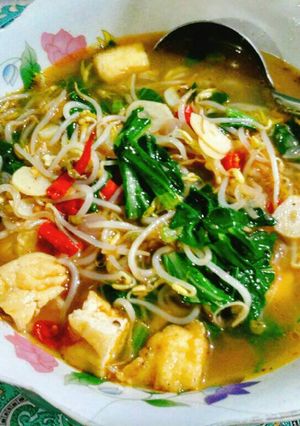 Foto resep Tumis Sawi Tauge Tahu pedas (SayurSehat)
