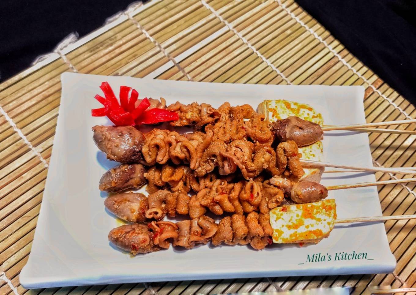 Sate jeroan ala angkringan