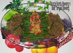 Foto resep Buncis Bumbu Bawang n Beef Teriyaki Bawang