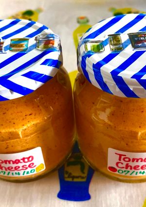 A picture of Tomato Basil Sauce with Mascarpone & Parmesan Cheese.