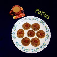 A picture of Raw Banana Patties.
