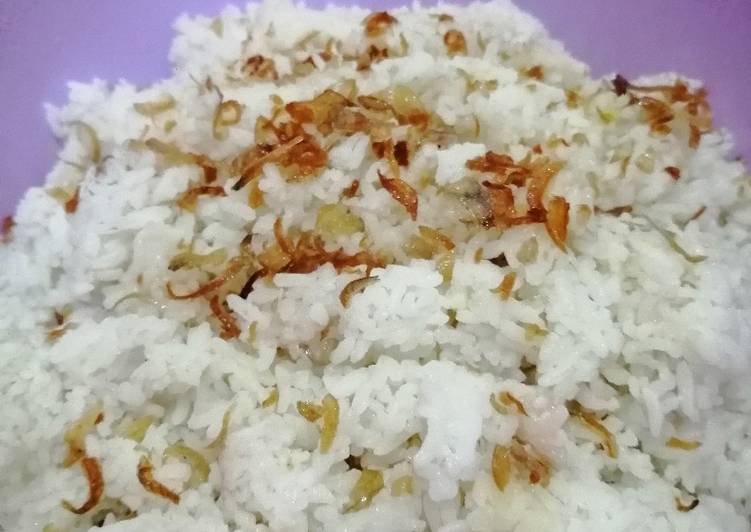 Rahasia Menyiapkan Nasi uduk rice cooker Enak dan Antiribet