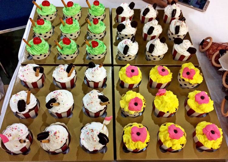 Cara Buat Cup Cakes irit untuk jualan