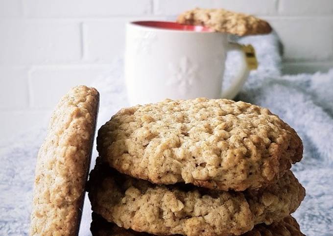 Banana Oatmeal Cookies (No Mixer)