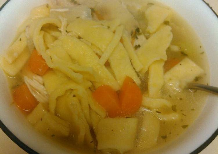 How to Make Quick Chicken Noodle Soup (from scratch)