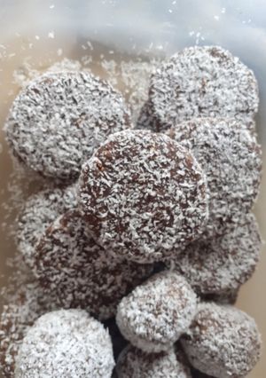 Una foto de Trufas en forma de galletitas