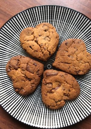 Une photo de Cookies aux pépites de chocolat