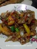 Oseng ikan kelapan asin