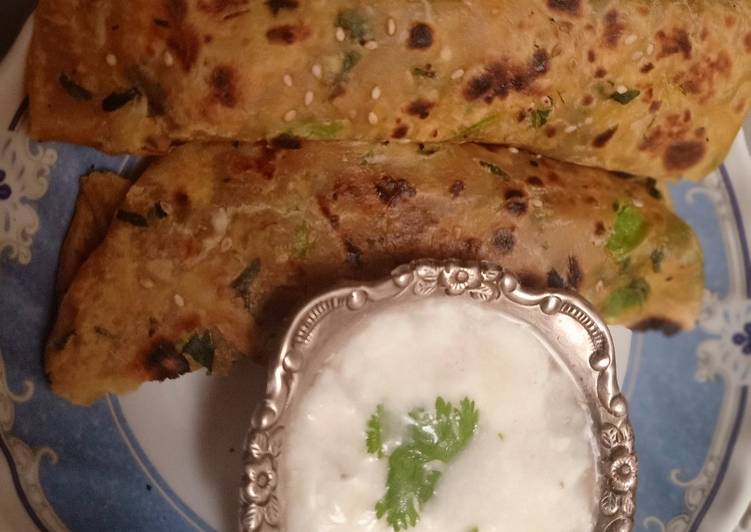 Methi ke thepla (methi paratha)