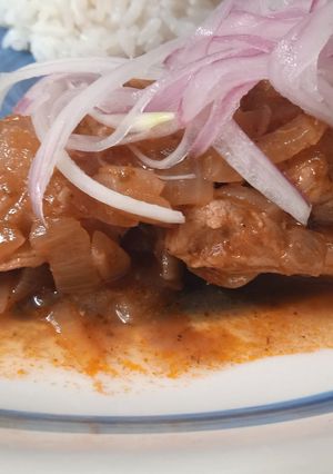 Una foto de Adobo de chancho sencillo