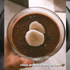 รูปของ Choco Banana Overnight Oats