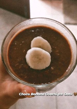 Foto resep Choco Banana Overnight Oats