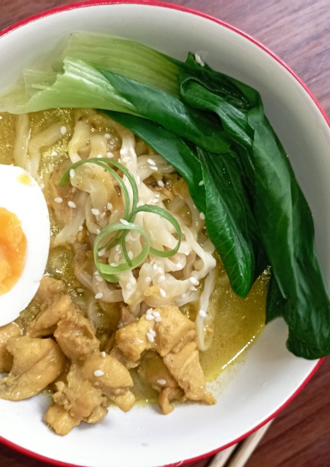 Foto resep Chicken curry udon selera jawa