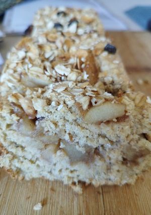 Una foto de Budín de Manzana