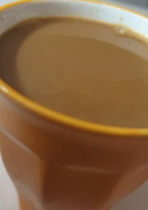 A picture of Jaggery tea.