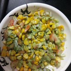 A picture of Corn chaat.