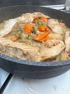 صورة لوصفة دجاج بصوص الخردل الكريمي