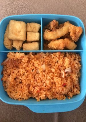 Foto resep Nasi goreng cumi (bekal instan)