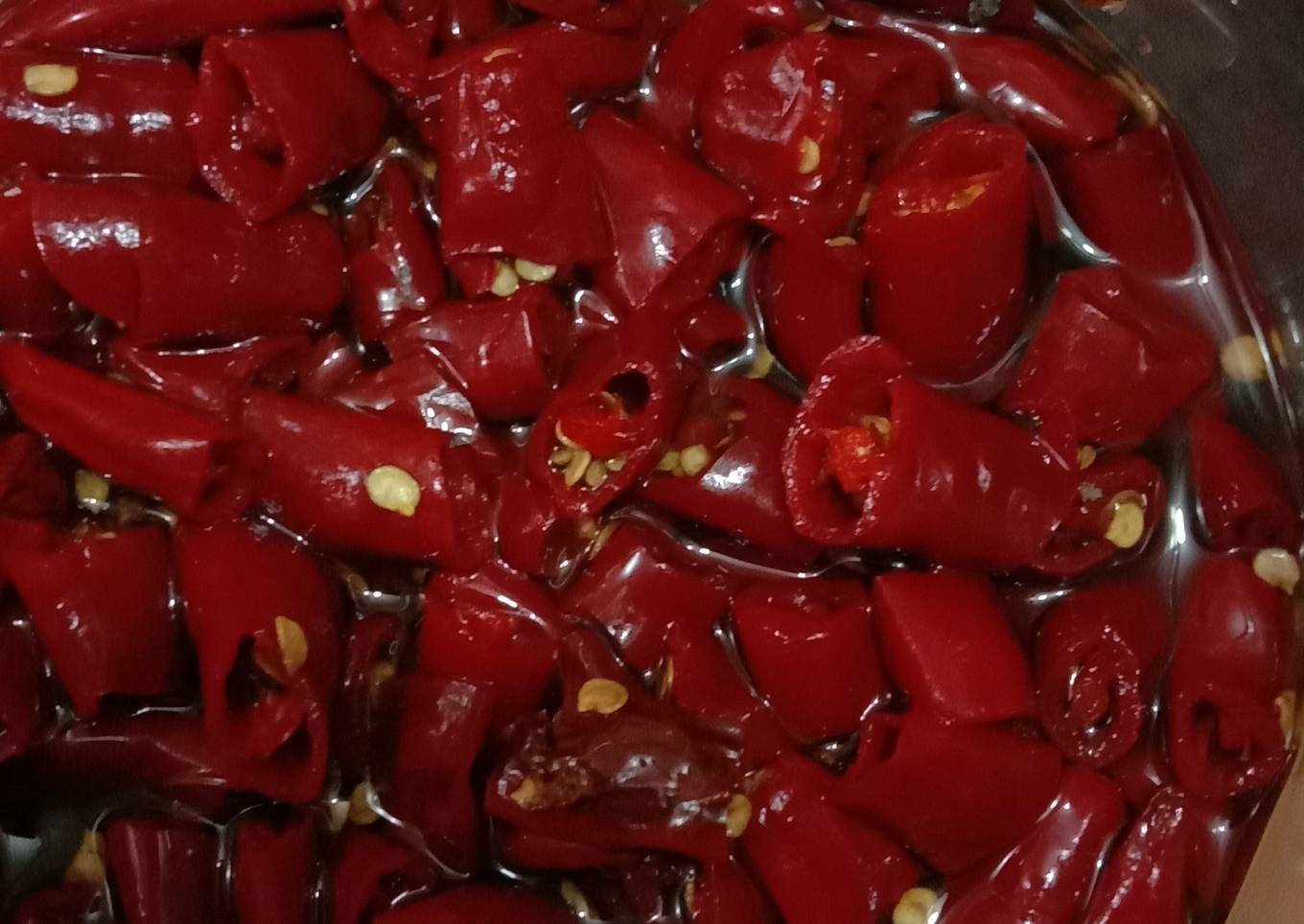Pickled red chili